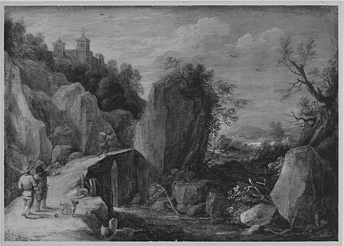 Felsenschlucht, 1615, David Teniers l'Ancien