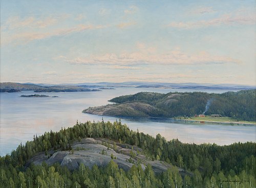 View over the archipelago., 1916, Thorsten Waenerberg