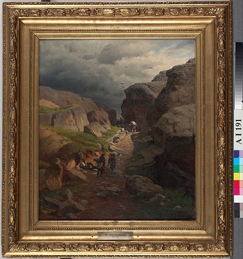 Salakuljettajia solassa, 1870, Thorsten Waenerberg
