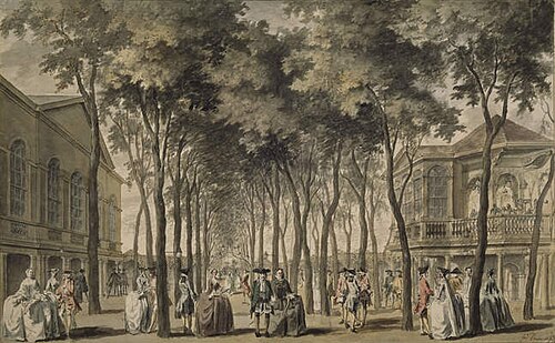 A View of the Grand Walk, Marylebone Gardens, 1782, John Donowell
