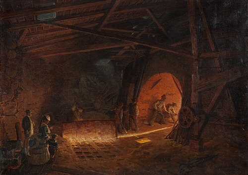 Masugnen, 1873, Josef Wilhelm Wallander