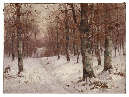 Woods in Winter, 1903, John Elwood Bundy