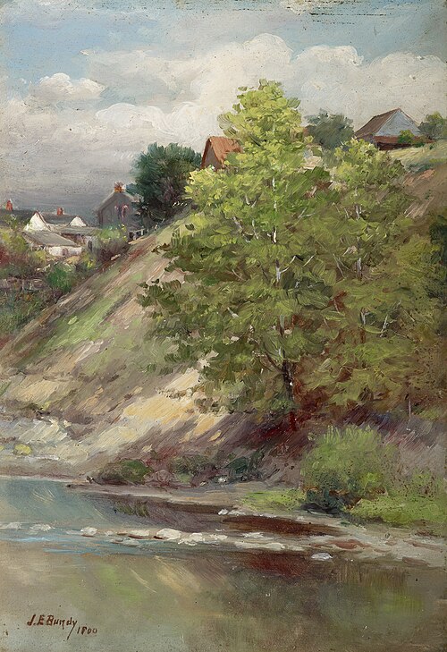 Paysage, 1900, John Elwood Bundy