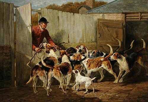 Hunting Scene, 1897, John Emms