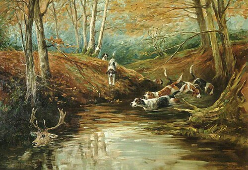 Stag Hunt, New Forest, , John Emms