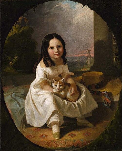 Mary Elizabeth Francis, the Artist's Daughter, 1840, John F. Francis