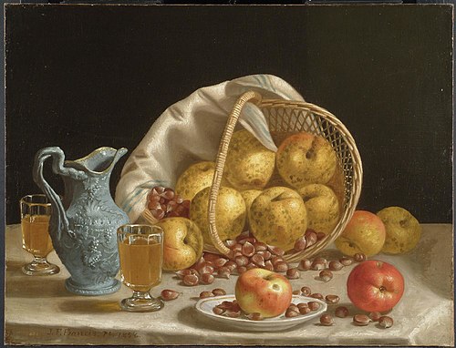 Still Life with Apples, 1858, John F. Francis