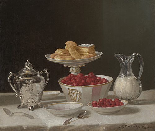 Dessert Still Life, 1855, John F. Francis