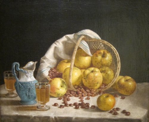 Basket of Fruit, 1857, John F. Francis