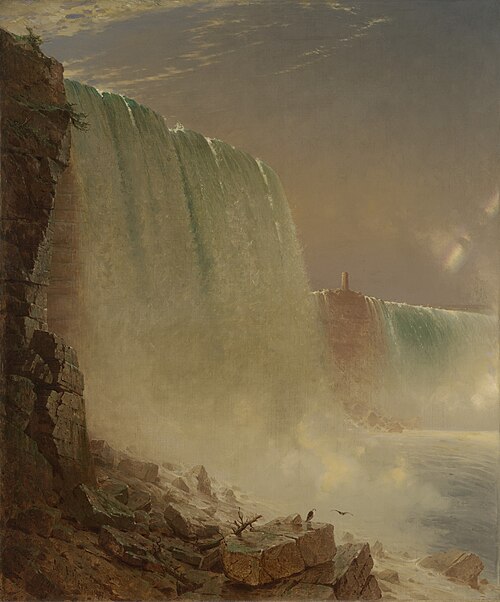 Niagara Fall, 1871, John Ferguson Weir