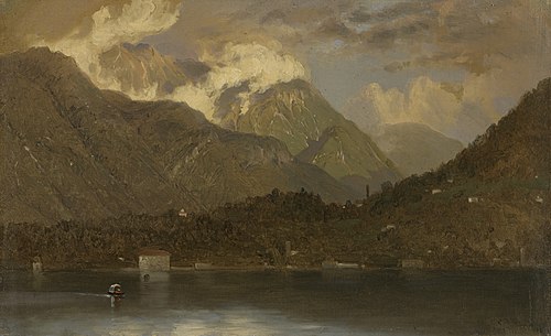 Lake Como, 1869, John Ferguson Weir