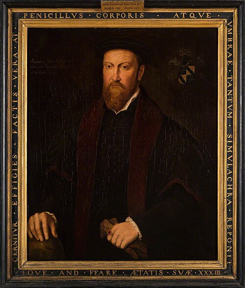 Sir Thomas Smith (1513–1577) (after Hans Holbein), 1856, Paul Fischer