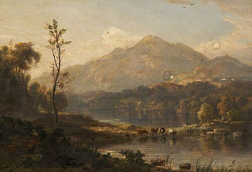 Lake and Mountain Scenery, 1830, John Fleming