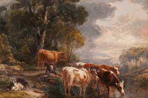 Landscape with Cattle, , John Fleming