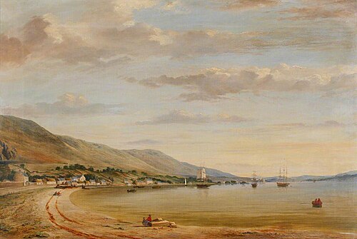 Cairnryan Bay, Kirkcudbrightshire, 1864, John Gibb