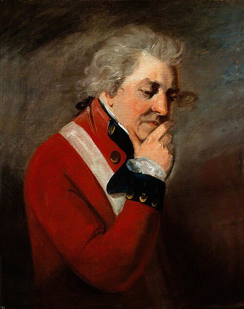 Lieutenant-General John Burgoyne (1722–1792) (a study for a detail of ‘The Funeral of General Simon , 1791, John Graham