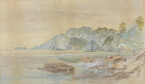 Pohara Beach, 1863, John Gully