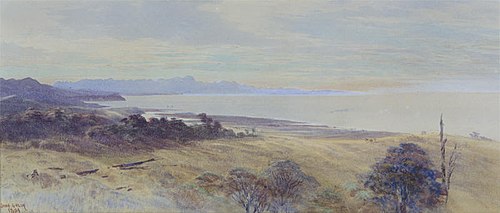 Golden Bay from Onekaka, 1884, John Gully