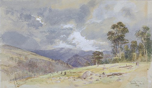 Before the Storm - Riwaka, 1888, John Gully