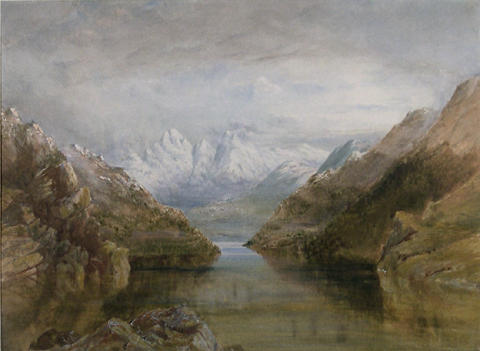 A Lake Scene, , John Gully