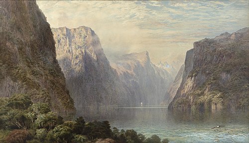 Milford Sound, 1881, John Gully