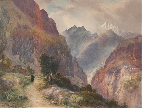 In the Southern Alps, 1881, John Gully
