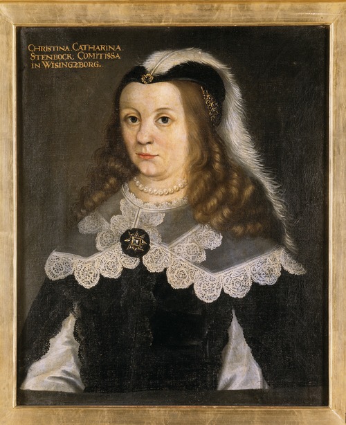 Porträtt av Grevinnan Kristina Katarina Stenbock 1608-1650, 1650, Johan, the elder Werner