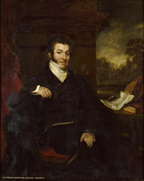 Sir Thomas Dalrymple Hesketh, 3rd Baronet Hesketh of Rufford (1777-1842), 1828, John Hayter