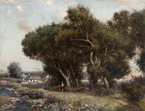The Path by the Stream, 1912, John Henderson