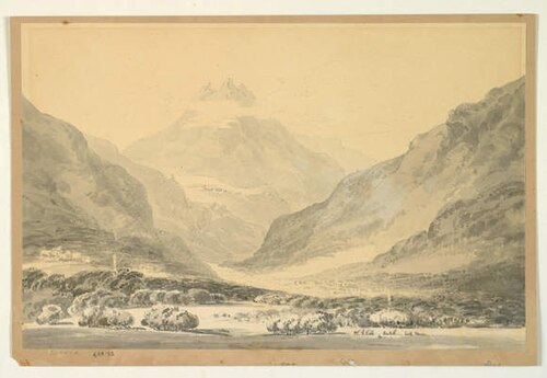A Mountain Pass, 1813, John Henderson