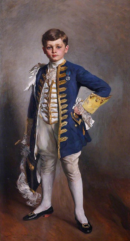 Sir John Carew Pole, 12th Bt (1902–1993), as a Pageboy for George V's Coronation, 22nd June 1911, 1911, John Henry Frederick Bacon