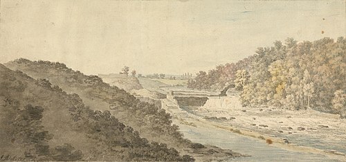 The Salmon Leap at Leixlip, Ireland, 1764, John Inigo Richards