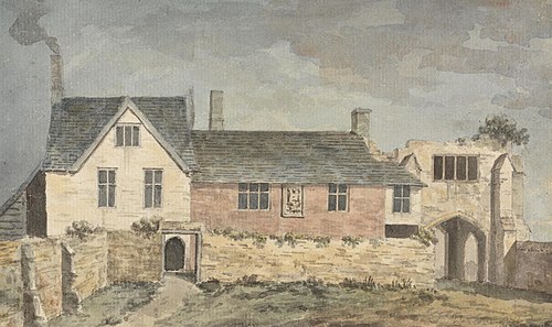 Inside of Castle Gate, Taunton, Somerset, 1752, John Inigo Richards
