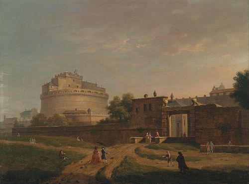 Castel Sant'Angelo, Rome, 1776, John Inigo Richards