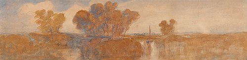 A Distant View of Norwich, , John Joseph Cotman