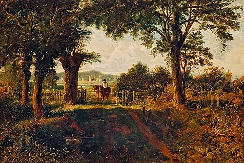 Lane near Carrow, Norwich, , John Joseph Cotman