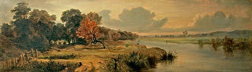 River at Postwick near Norwich, , John Joseph Cotman