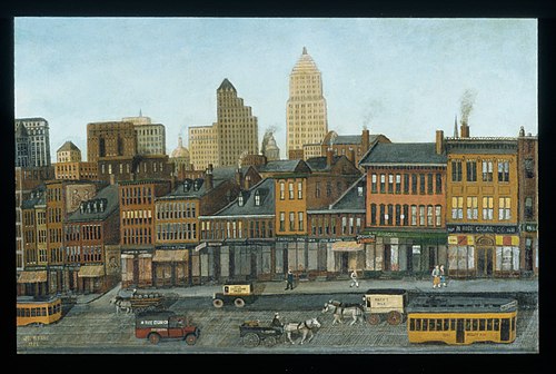 From My Studio Window, 1932, John Kane