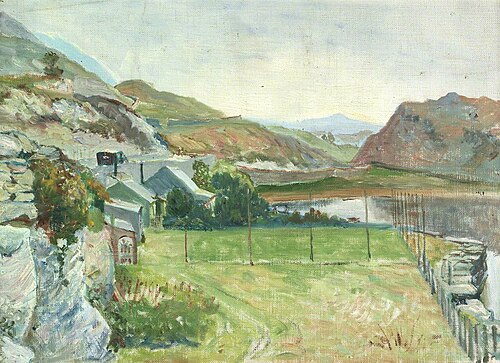 Cei Newydd, near Talsarnau, 1910, John Kelt Edwards