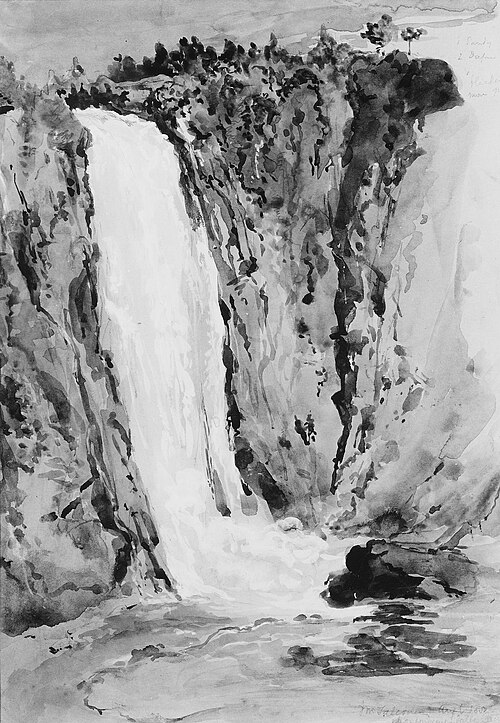 Montmorency Falls, Canada, 1850, John Mackie Falconer