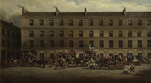 The 'White Hart' Inn, Bath, 1869, John Maggs