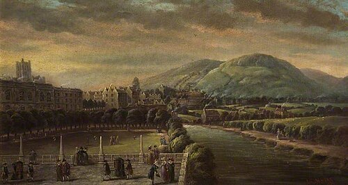 Lower Assembly Rooms from North Parade, Bath,  c.1760, 1881, John Maggs