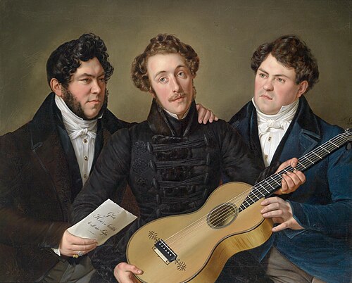 Three Friends, 1835, Benjamin Heinrich Orth