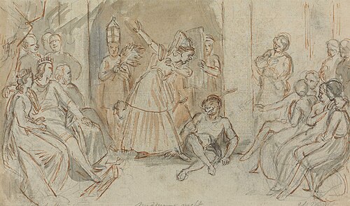 The Rustics Perform from "A Midsummer Night's Dream", , John Masey Wright