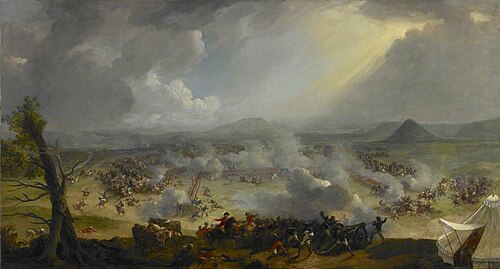The Battle of Kirki, Bombay, 5 November 1817 (after James Sutherland), 1819, John Masey Wright