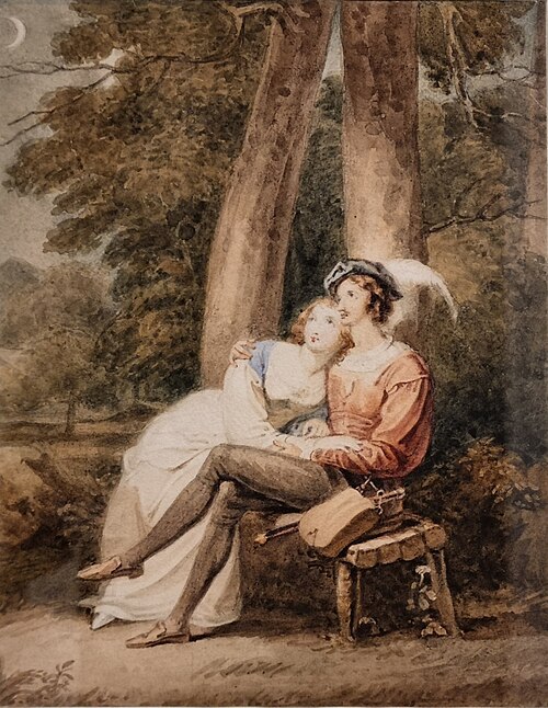 Les Amants rêvant aux étoiles, , John Masey Wright