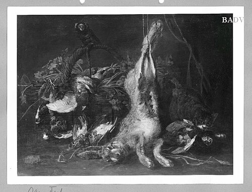 Stillleben mit Hase, Geflügel, Katze und Äffchen, 1636, Jan Fyt