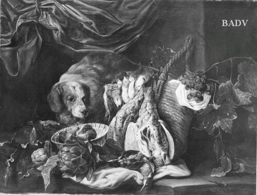 Stilleben m. Hund, 1636, Jan Fyt
