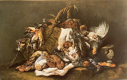 Game birds in an interior, 1660, Jan Fyt