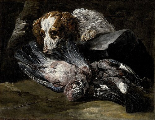 Sporting Dog and Caught Fowl, 1658, Jan Fyt